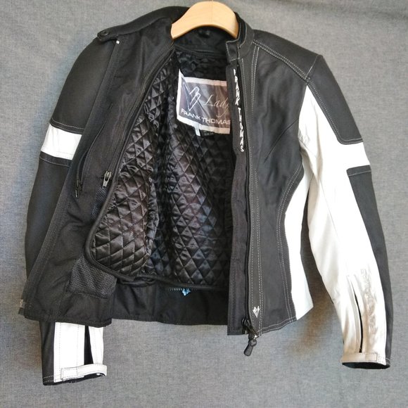 Frank Thomas Leather Motorcycle Jacket - Picture 3 of 5